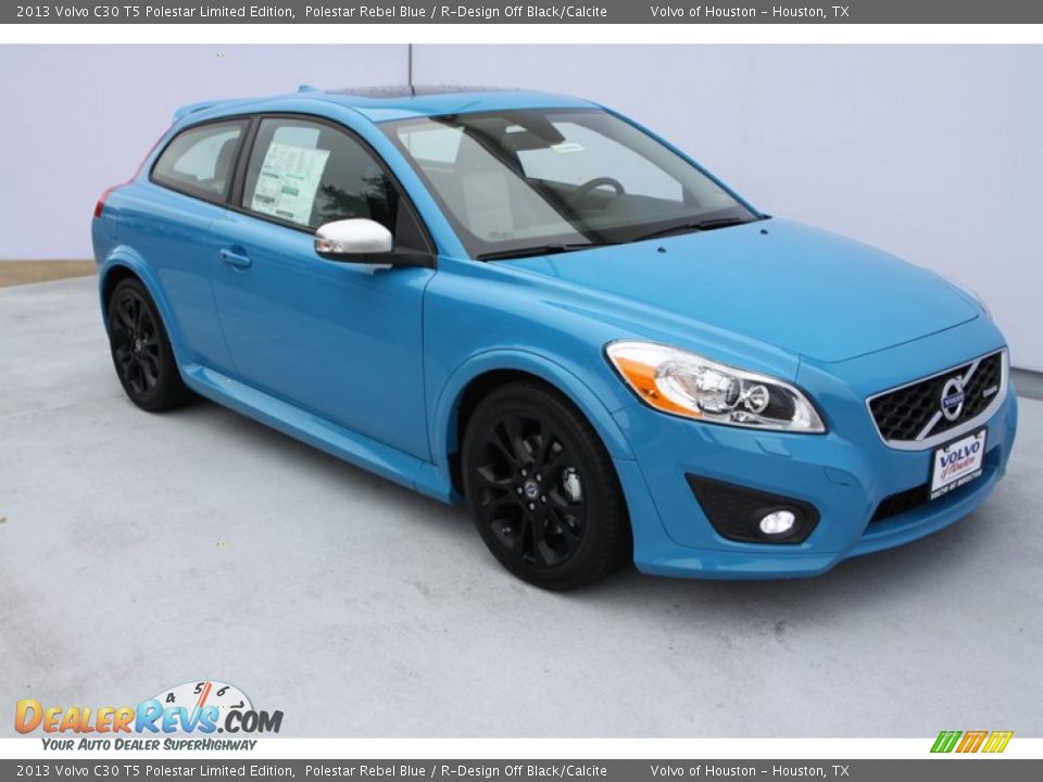 2013 Volvo C30 T5 Polestar Limited Edition Polestar Rebel Blue / R-Design Off Black/Calcite Photo #2