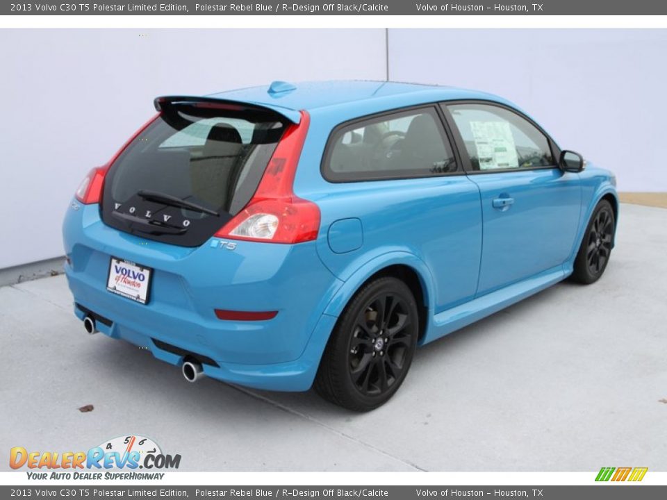 2013 Volvo C30 T5 Polestar Limited Edition Polestar Rebel Blue / R-Design Off Black/Calcite Photo #4