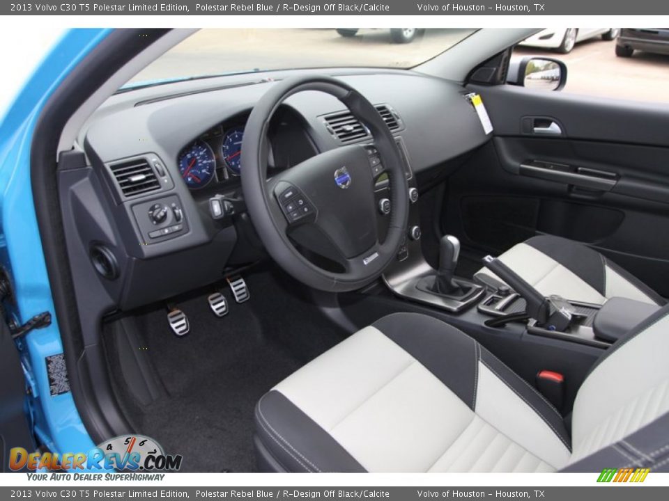 R Design Off Black Calcite Interior 2013 Volvo C30 T5