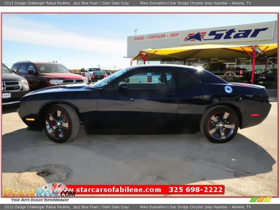 2013 Dodge Challenger Rallye Redline Jazz Blue Pearl / Dark Slate Gray Photo #2