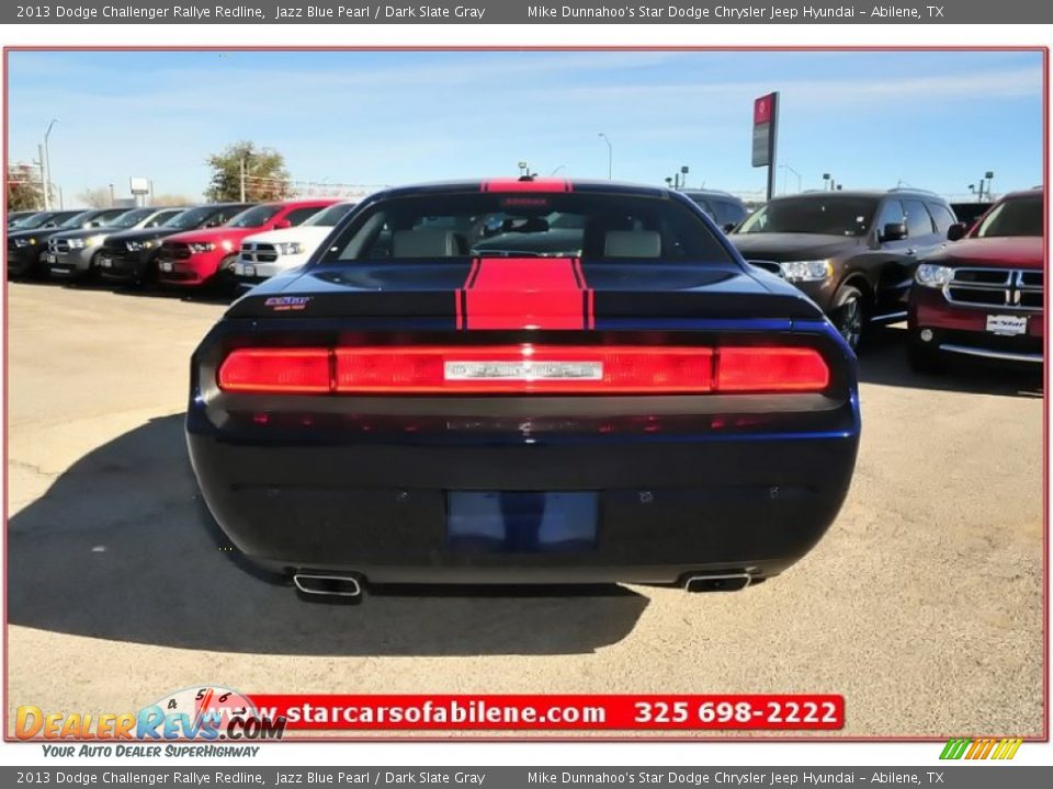 2013 Dodge Challenger Rallye Redline Jazz Blue Pearl / Dark Slate Gray Photo #4