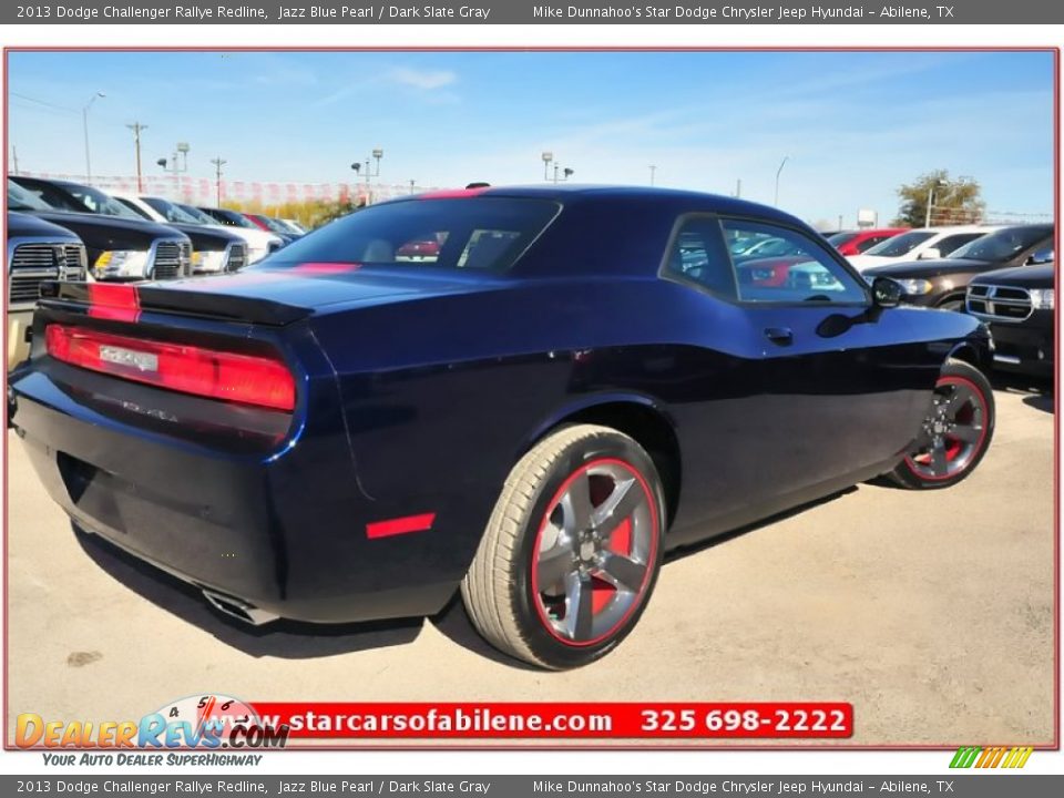 2013 Dodge Challenger Rallye Redline Jazz Blue Pearl / Dark Slate Gray Photo #5