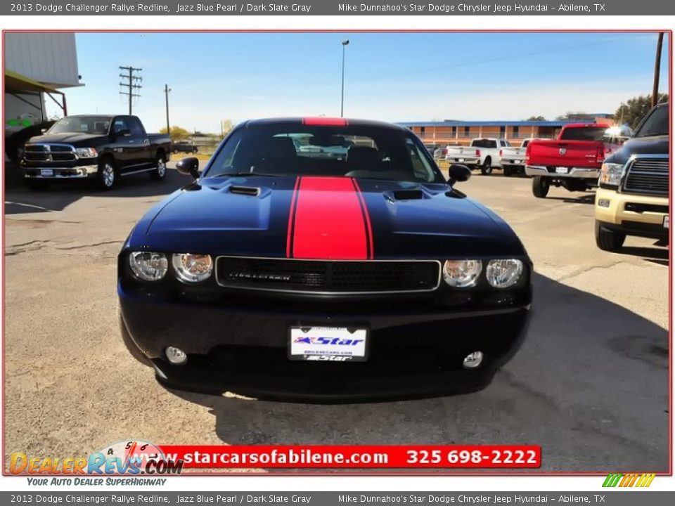 2013 Dodge Challenger Rallye Redline Jazz Blue Pearl / Dark Slate Gray Photo #8