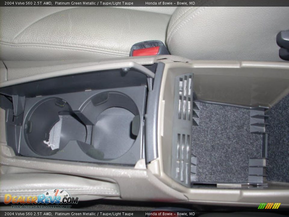 2004 Volvo S60 2.5T AWD Platinum Green Metallic / Taupe/Light Taupe Photo #14