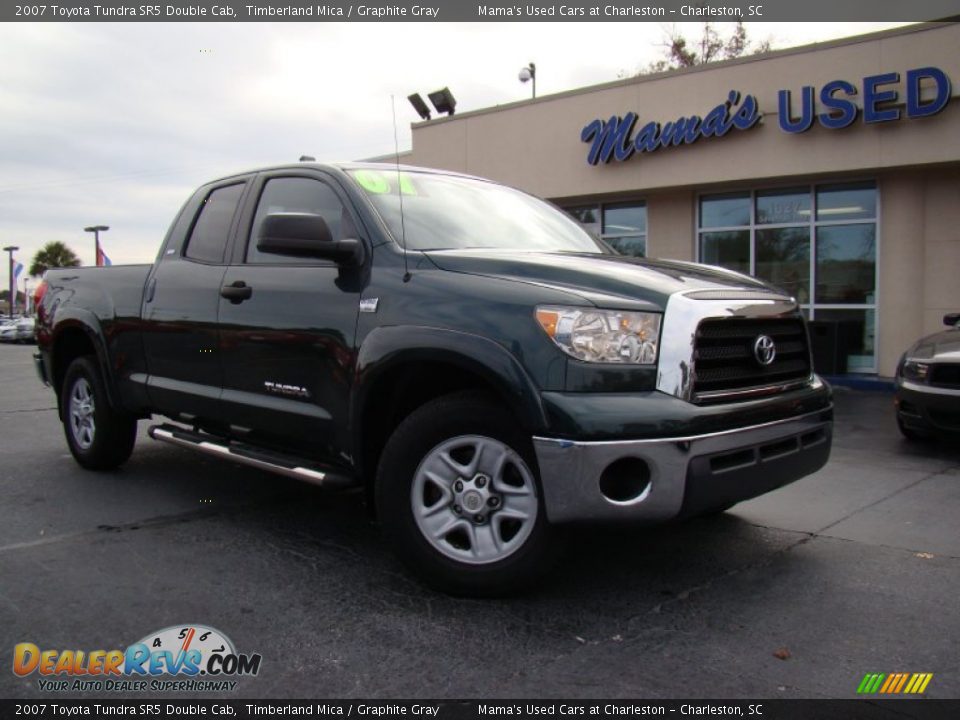 2007 Toyota Tundra SR5 Double Cab Timberland Mica / Graphite Gray Photo #23