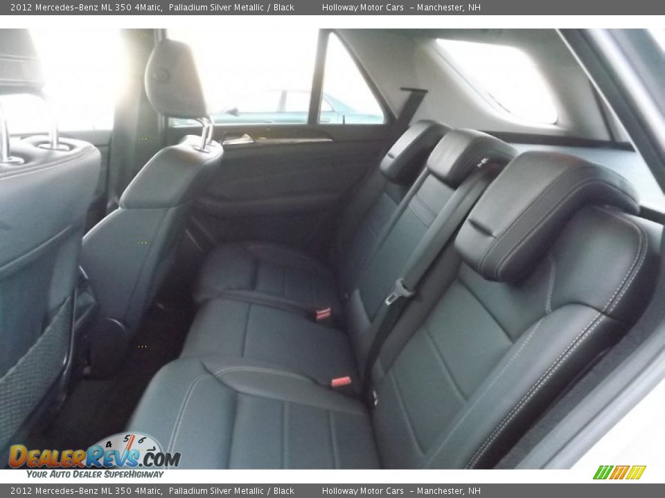 2012 Mercedes-Benz ML 350 4Matic Palladium Silver Metallic / Black Photo #6
