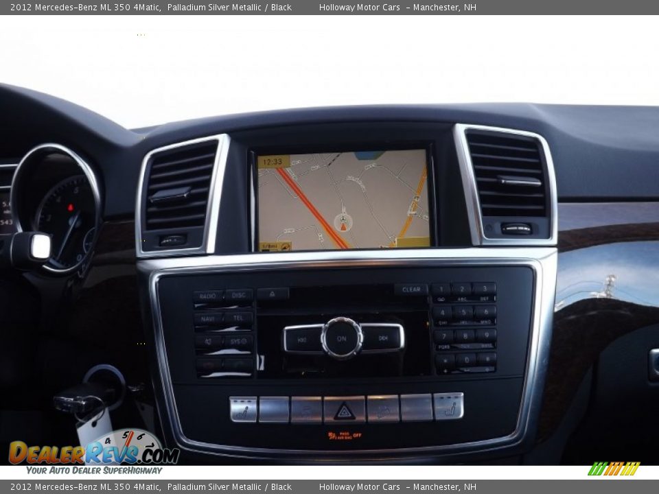 2012 Mercedes-Benz ML 350 4Matic Palladium Silver Metallic / Black Photo #8