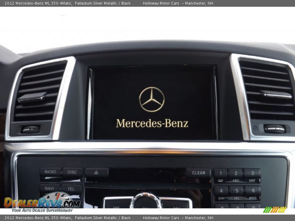 2012 Mercedes-Benz ML 350 4Matic Palladium Silver Metallic / Black Photo #9