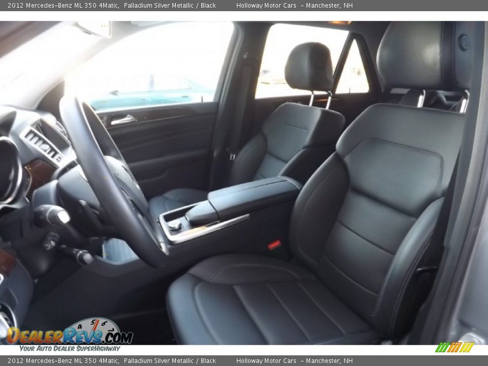2012 Mercedes-Benz ML 350 4Matic Palladium Silver Metallic / Black Photo #10