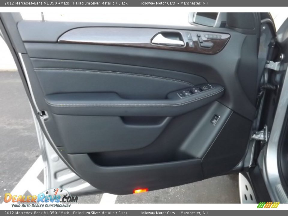 2012 Mercedes-Benz ML 350 4Matic Palladium Silver Metallic / Black Photo #11