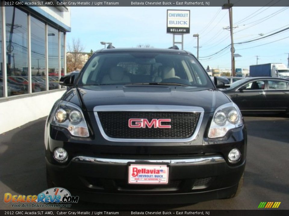 2012 GMC Acadia SLT AWD Cyber Gray Metallic / Light Titanium Photo #2