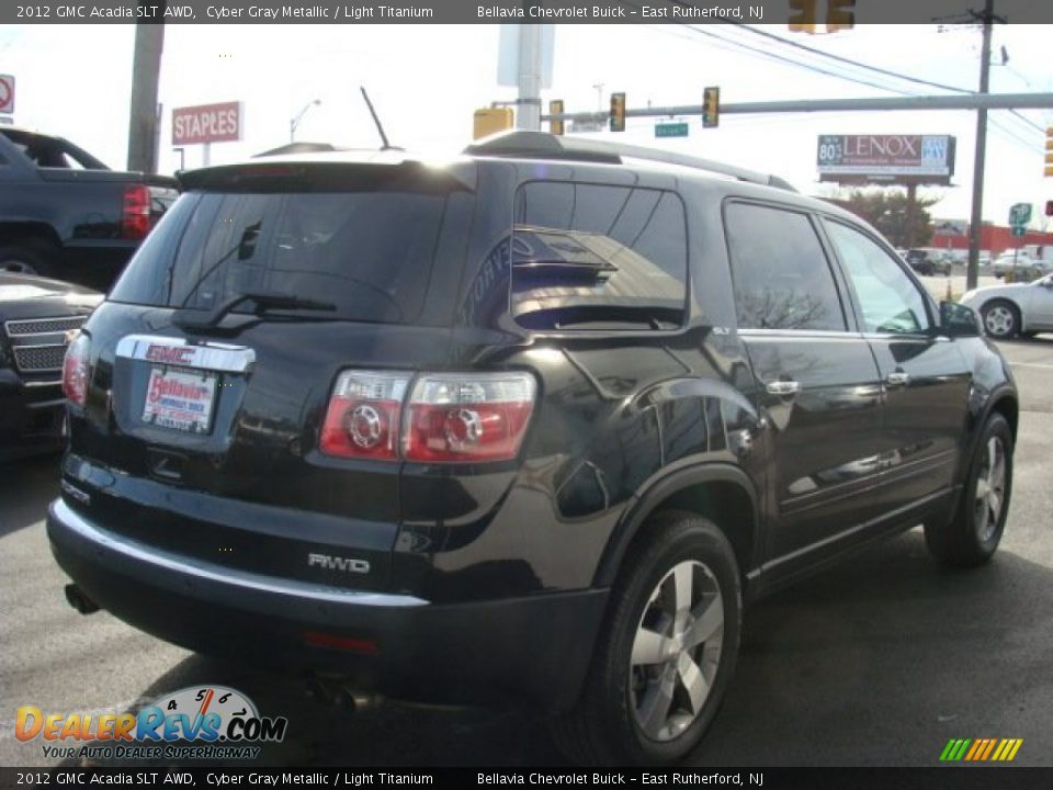 2012 GMC Acadia SLT AWD Cyber Gray Metallic / Light Titanium Photo #4
