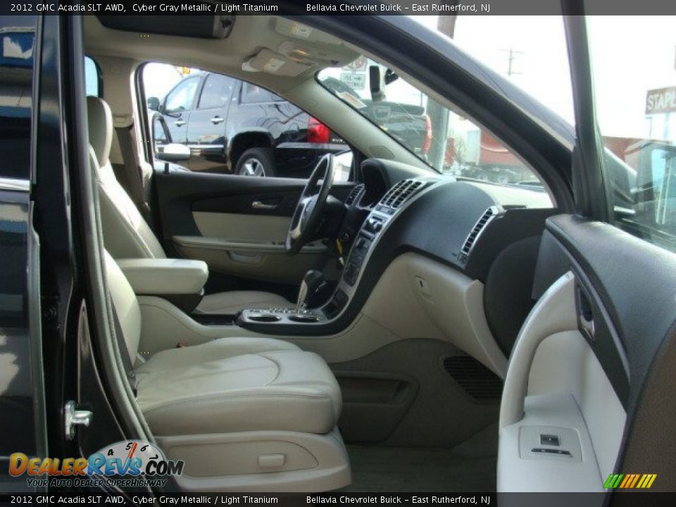2012 GMC Acadia SLT AWD Cyber Gray Metallic / Light Titanium Photo #8