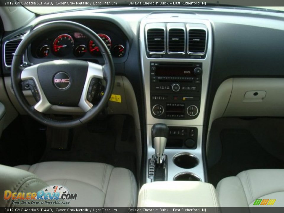 2012 GMC Acadia SLT AWD Cyber Gray Metallic / Light Titanium Photo #9