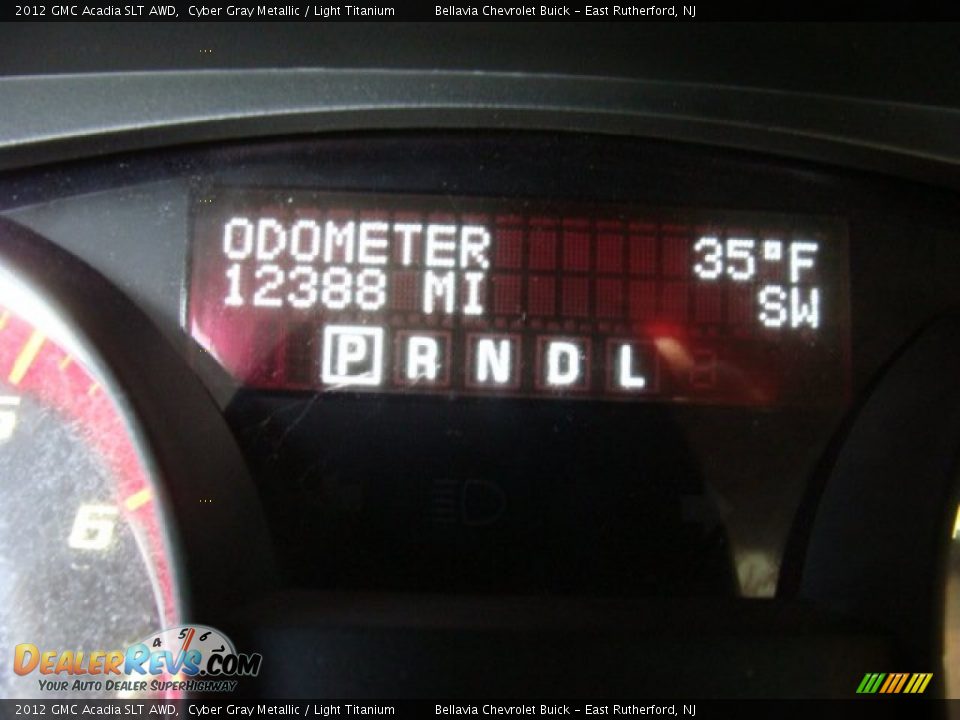 2012 GMC Acadia SLT AWD Cyber Gray Metallic / Light Titanium Photo #10