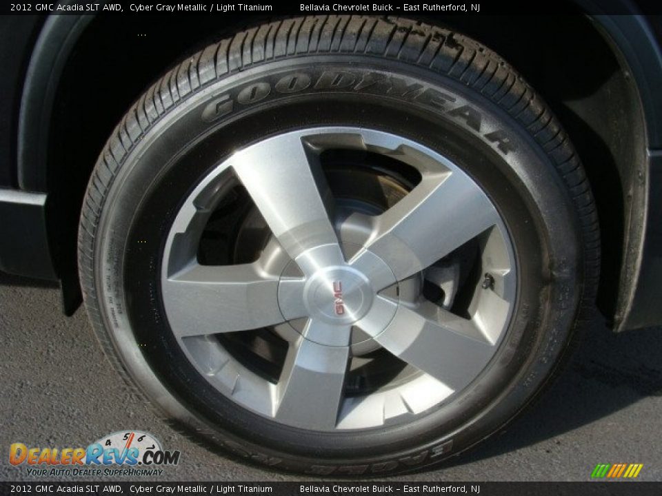 2012 GMC Acadia SLT AWD Cyber Gray Metallic / Light Titanium Photo #14