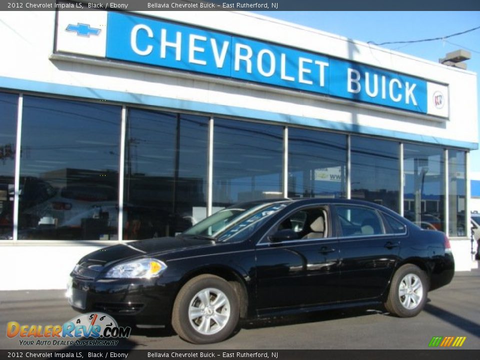 2012 Chevrolet Impala LS Black / Ebony Photo #1