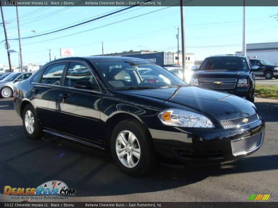 2012 Chevrolet Impala LS Black / Ebony Photo #3