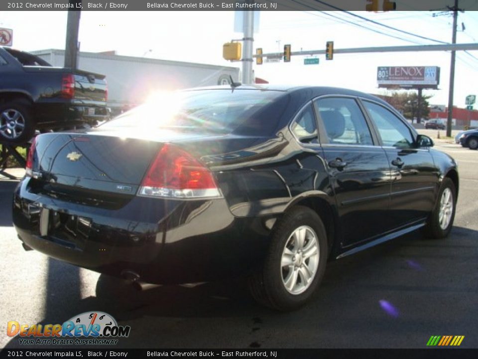 2012 Chevrolet Impala LS Black / Ebony Photo #4