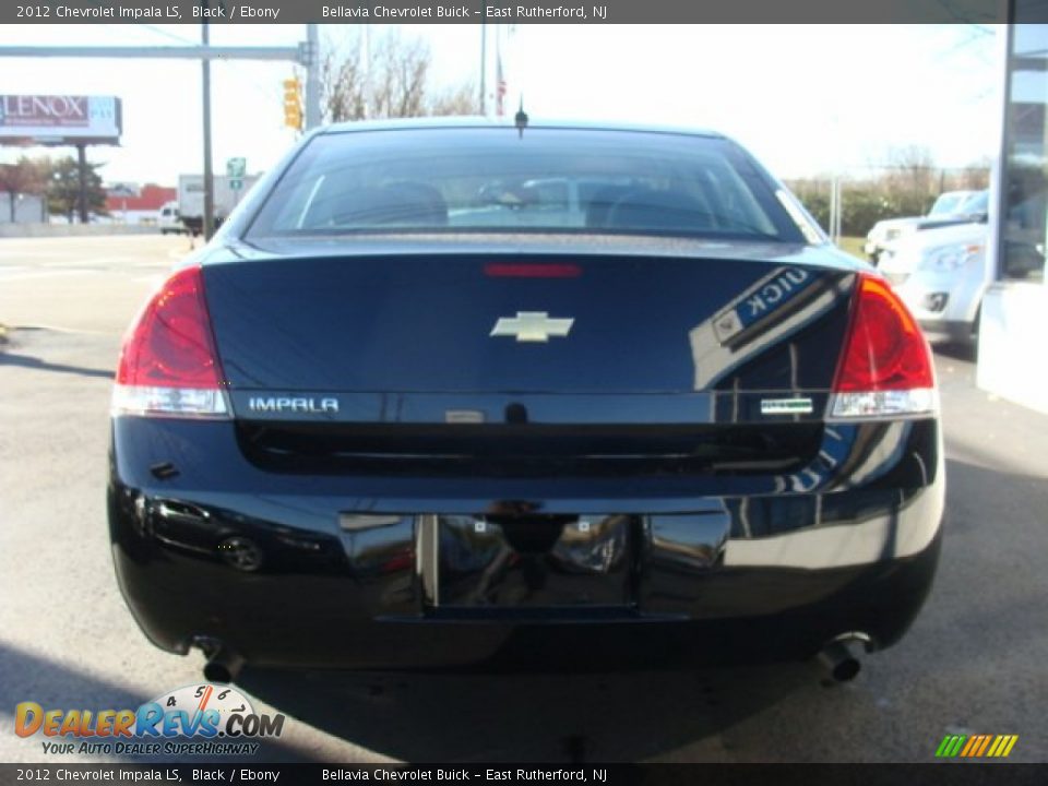 2012 Chevrolet Impala LS Black / Ebony Photo #5