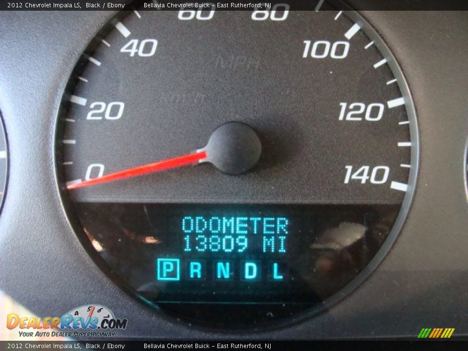 2012 Chevrolet Impala LS Black / Ebony Photo #10