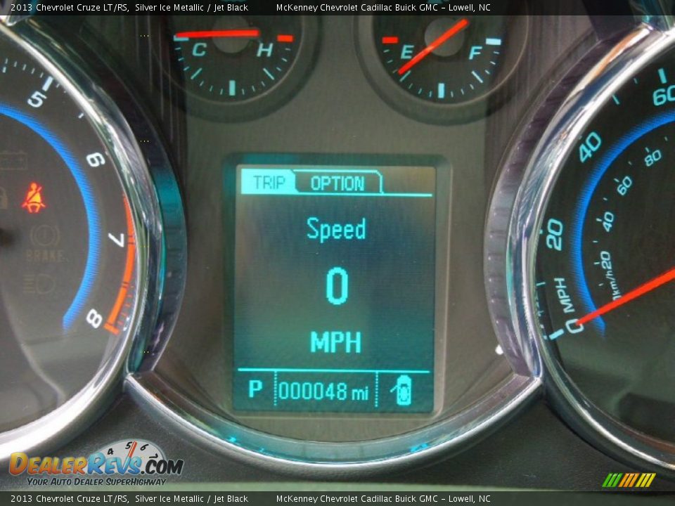 2013 Chevrolet Cruze LT/RS Silver Ice Metallic / Jet Black Photo #15