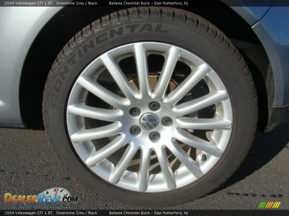 2004 Volkswagen GTI 1.8T Silverstone Grey / Black Photo #14