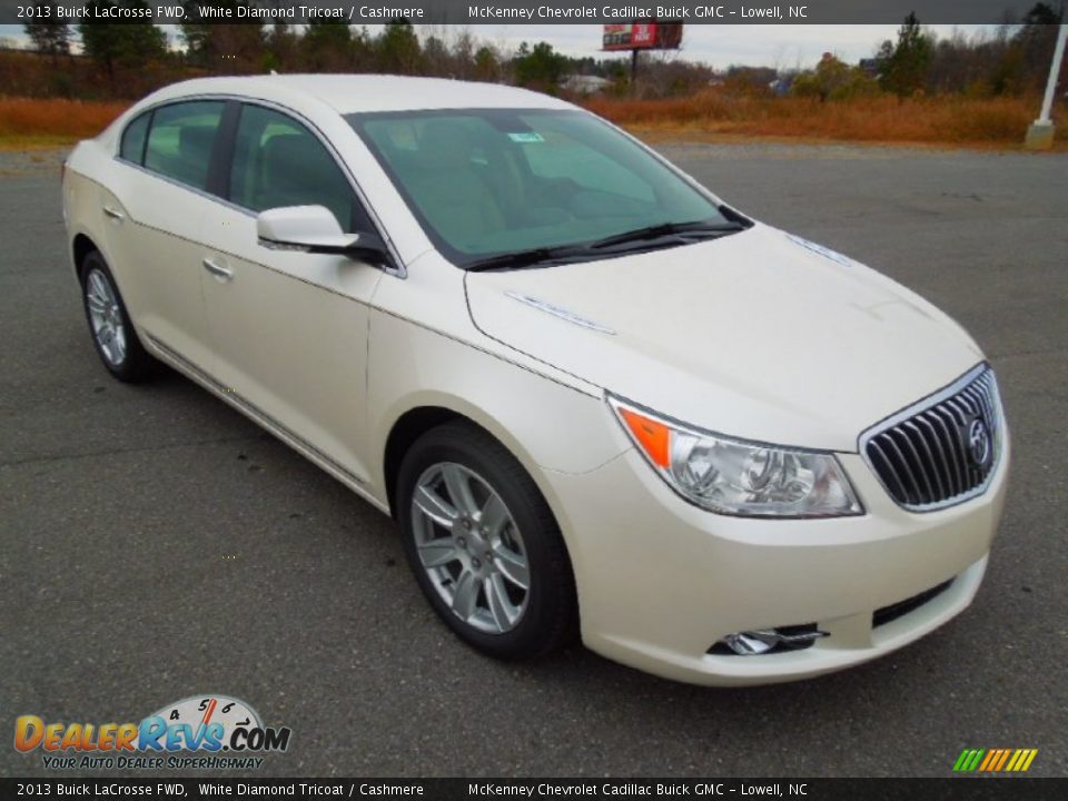 2013 Buick LaCrosse FWD White Diamond Tricoat / Cashmere Photo #2
