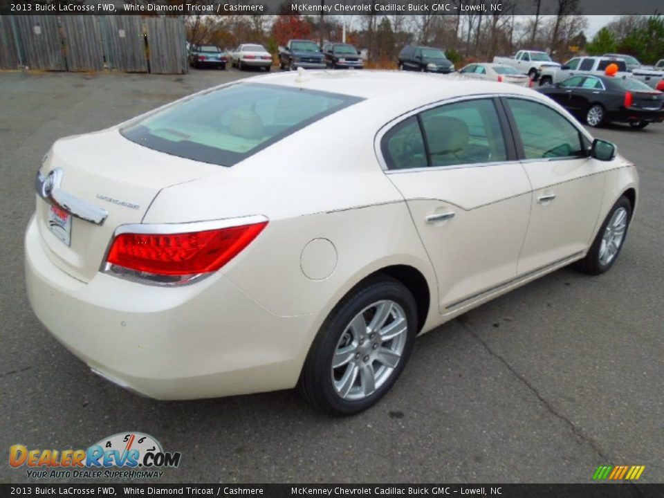 2013 Buick LaCrosse FWD White Diamond Tricoat / Cashmere Photo #4