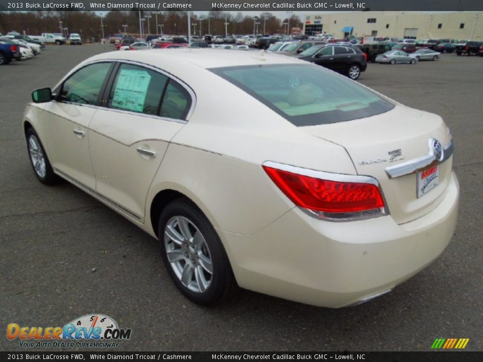 2013 Buick LaCrosse FWD White Diamond Tricoat / Cashmere Photo #5