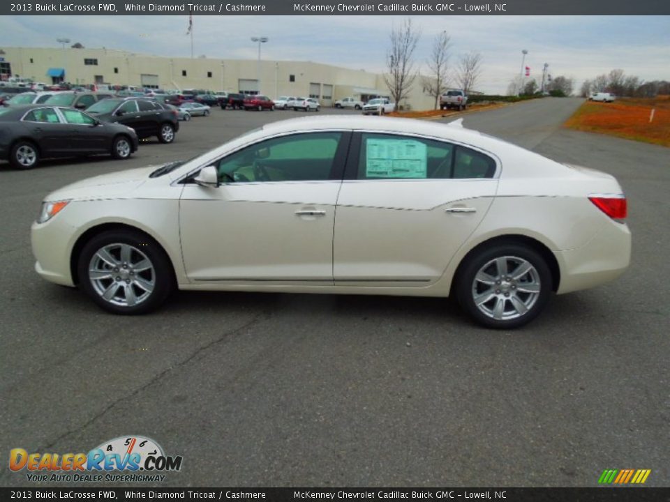 2013 Buick LaCrosse FWD White Diamond Tricoat / Cashmere Photo #6