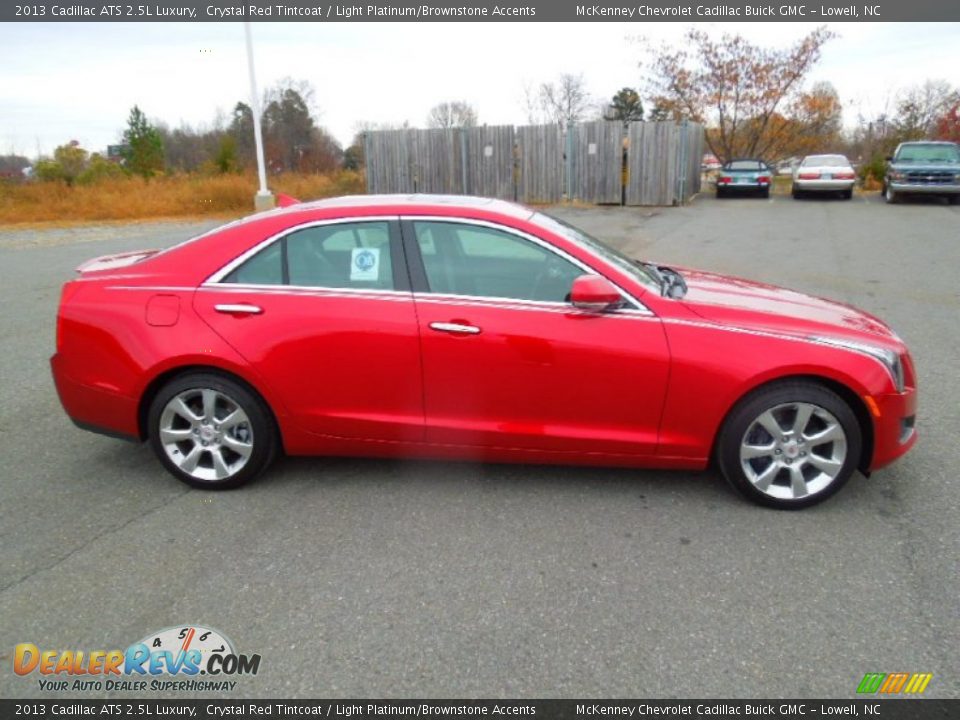 Crystal Red Tintcoat 2013 Cadillac ATS 2.5L Luxury Photo #3