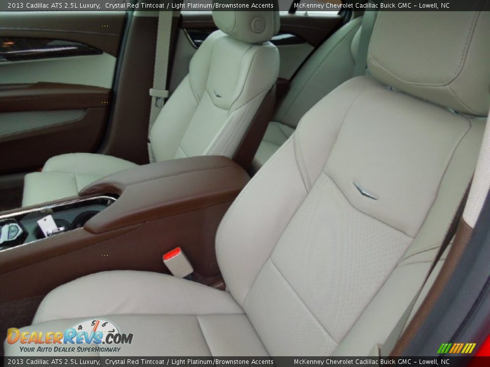 Front Seat of 2013 Cadillac ATS 2.5L Luxury Photo #10