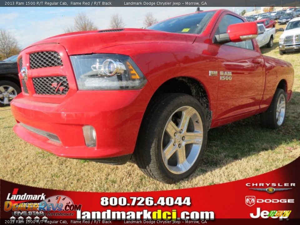 2013 Ram 1500 R/T Regular Cab Flame Red / R/T Black Photo #1