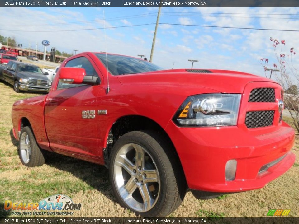 2013 Ram 1500 R/T Regular Cab Flame Red / R/T Black Photo #4