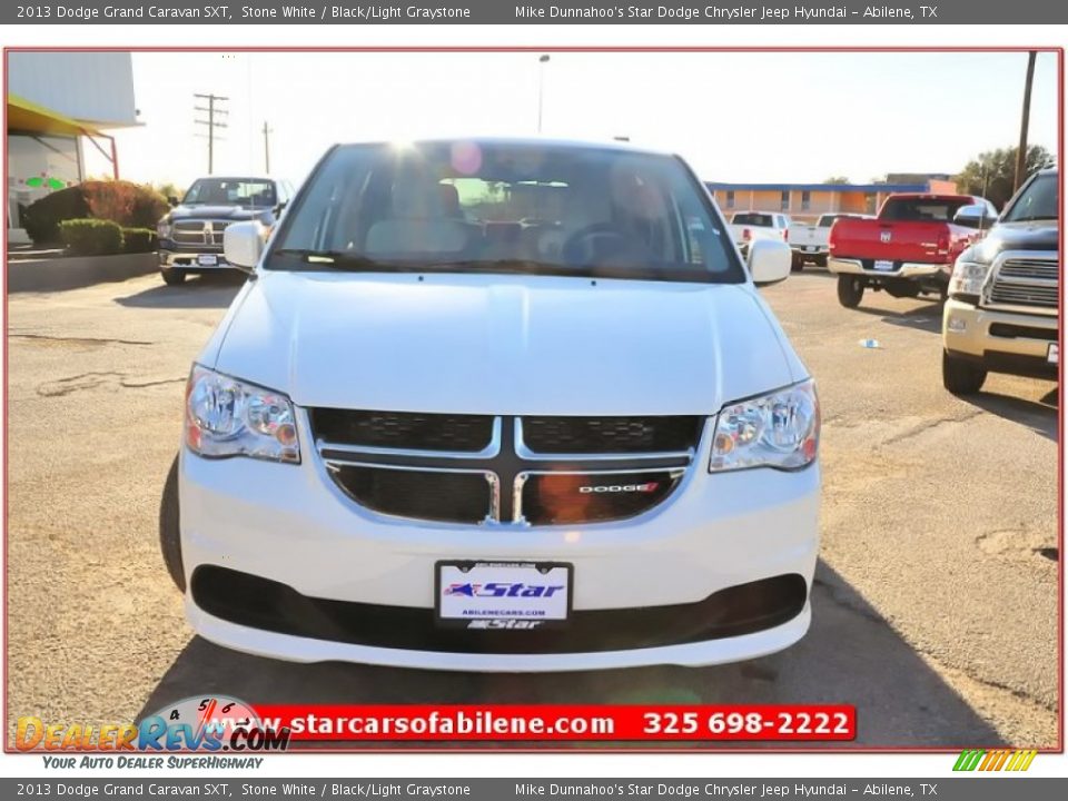2013 Dodge Grand Caravan SXT Stone White / Black/Light Graystone Photo #9