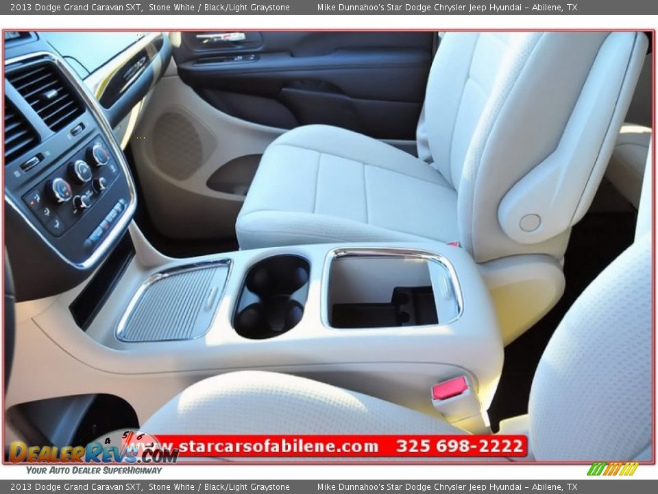 2013 Dodge Grand Caravan SXT Stone White / Black/Light Graystone Photo #18
