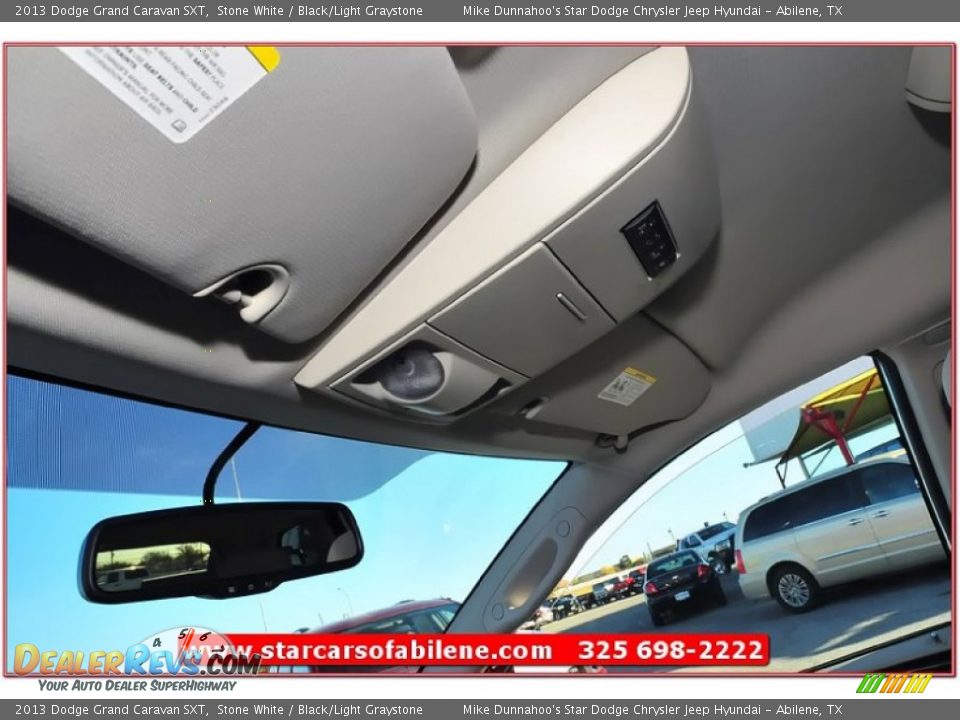 2013 Dodge Grand Caravan SXT Stone White / Black/Light Graystone Photo #19