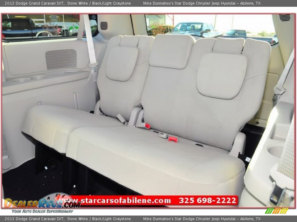 2013 Dodge Grand Caravan SXT Stone White / Black/Light Graystone Photo #21
