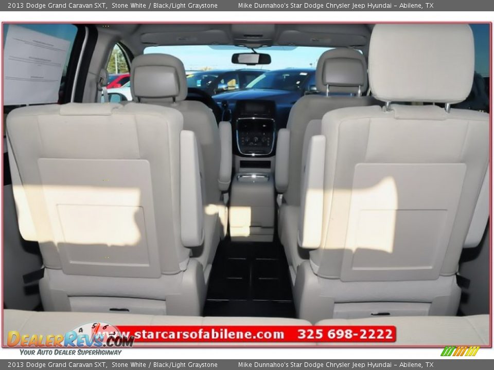 2013 Dodge Grand Caravan SXT Stone White / Black/Light Graystone Photo #22