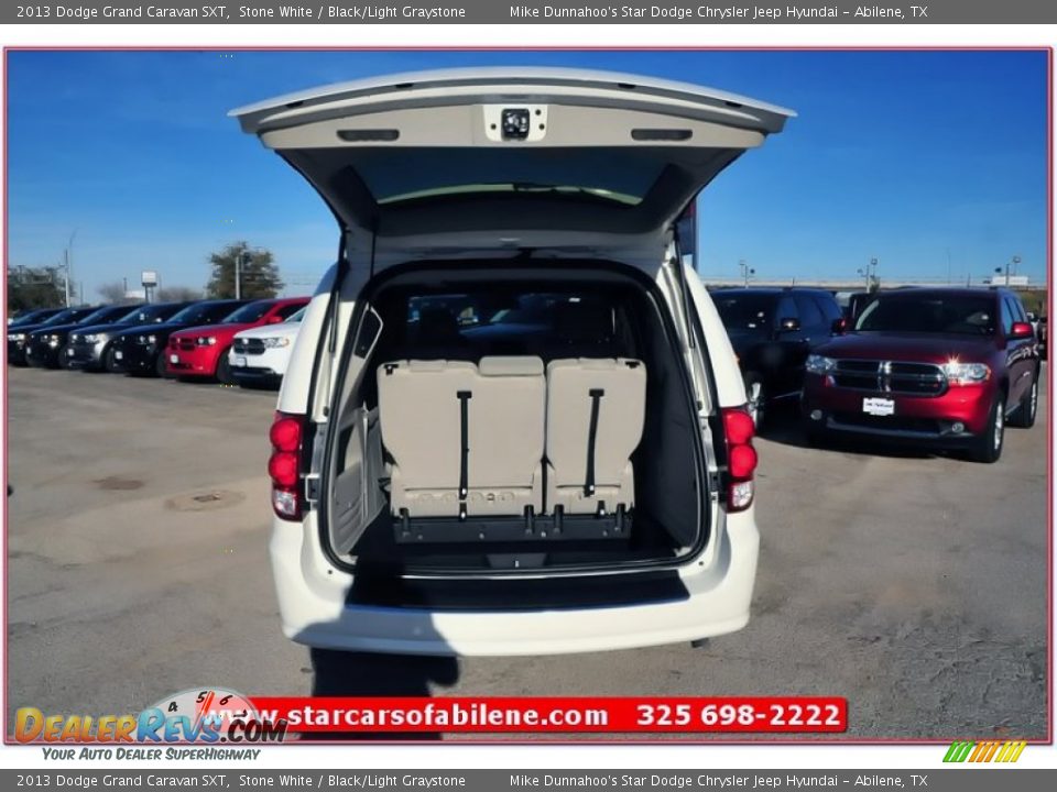 2013 Dodge Grand Caravan SXT Stone White / Black/Light Graystone Photo #24