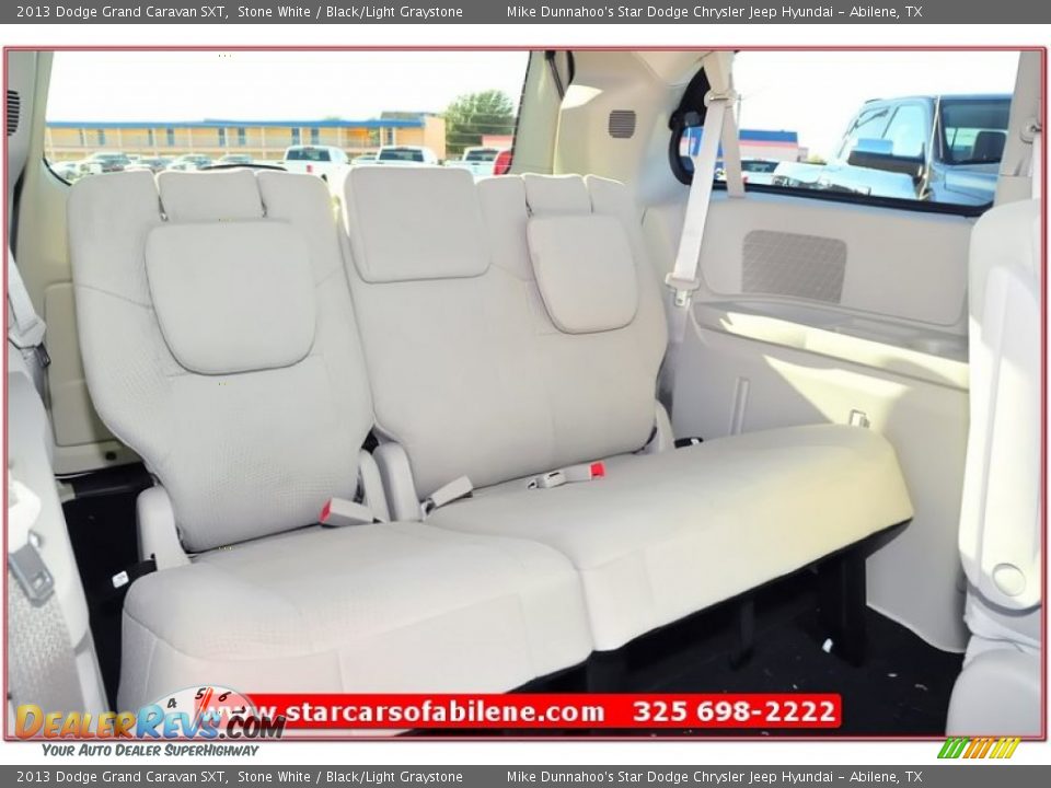 2013 Dodge Grand Caravan SXT Stone White / Black/Light Graystone Photo #26