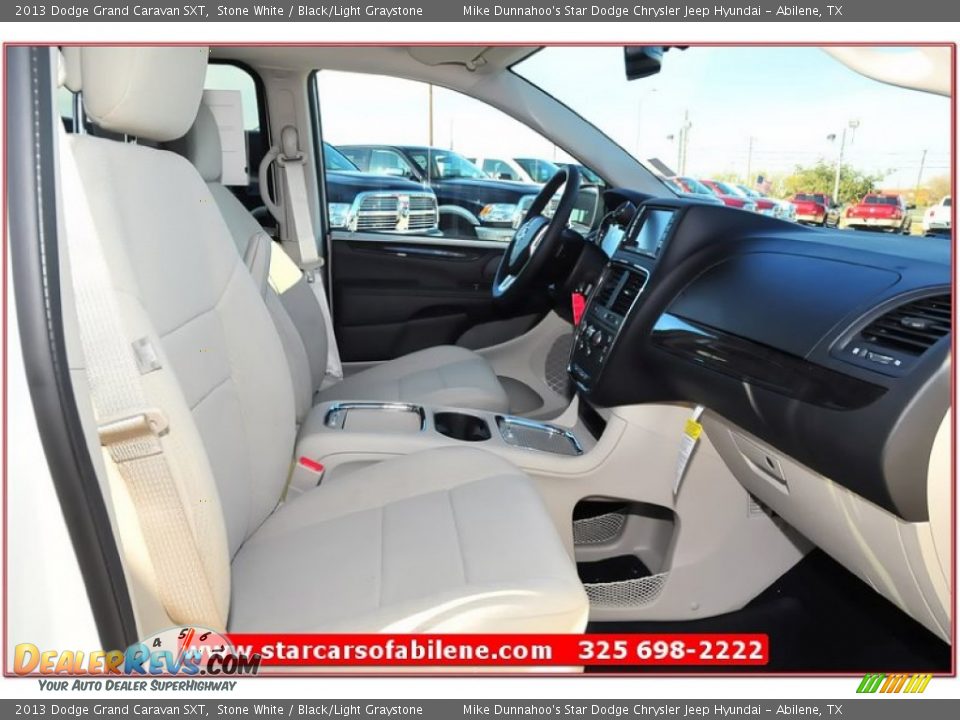 2013 Dodge Grand Caravan SXT Stone White / Black/Light Graystone Photo #27