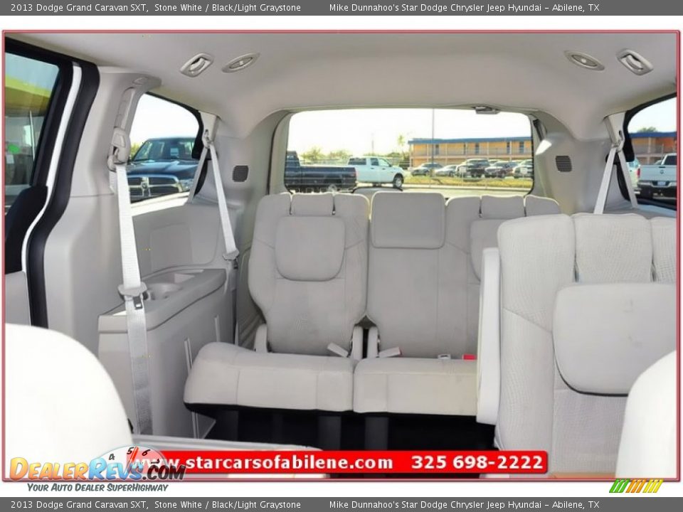 2013 Dodge Grand Caravan SXT Stone White / Black/Light Graystone Photo #32