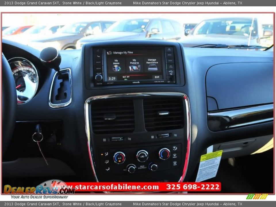 2013 Dodge Grand Caravan SXT Stone White / Black/Light Graystone Photo #33