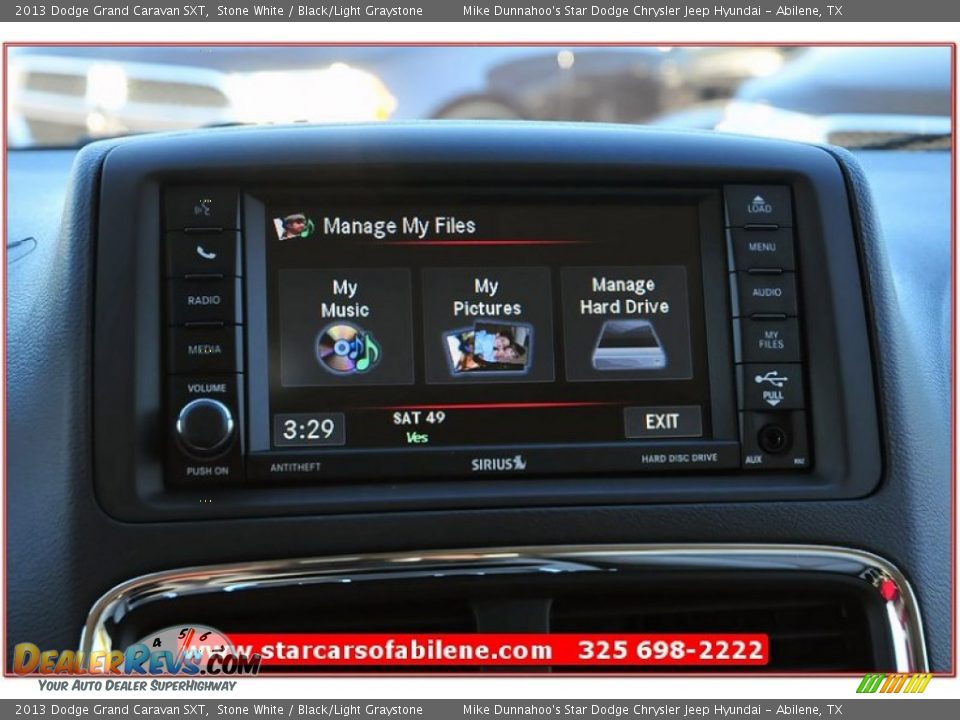 2013 Dodge Grand Caravan SXT Stone White / Black/Light Graystone Photo #34