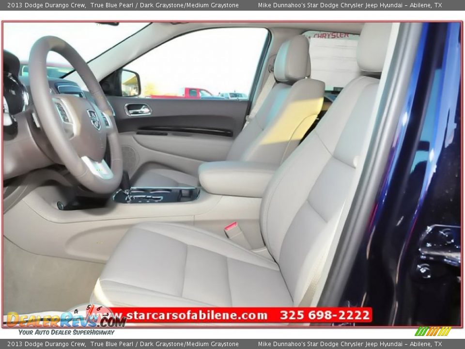 2013 Dodge Durango Crew True Blue Pearl / Dark Graystone/Medium Graystone Photo #11
