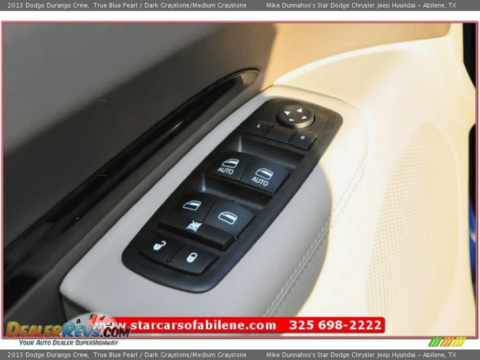 2013 Dodge Durango Crew True Blue Pearl / Dark Graystone/Medium Graystone Photo #13