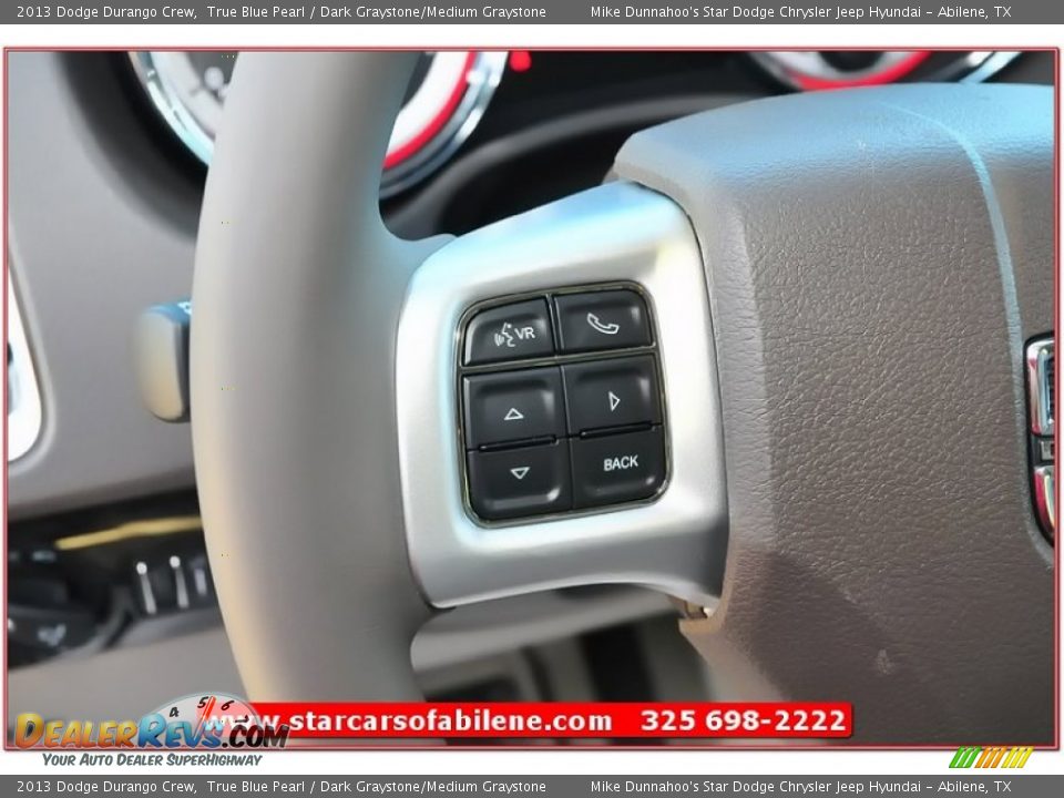 2013 Dodge Durango Crew True Blue Pearl / Dark Graystone/Medium Graystone Photo #14
