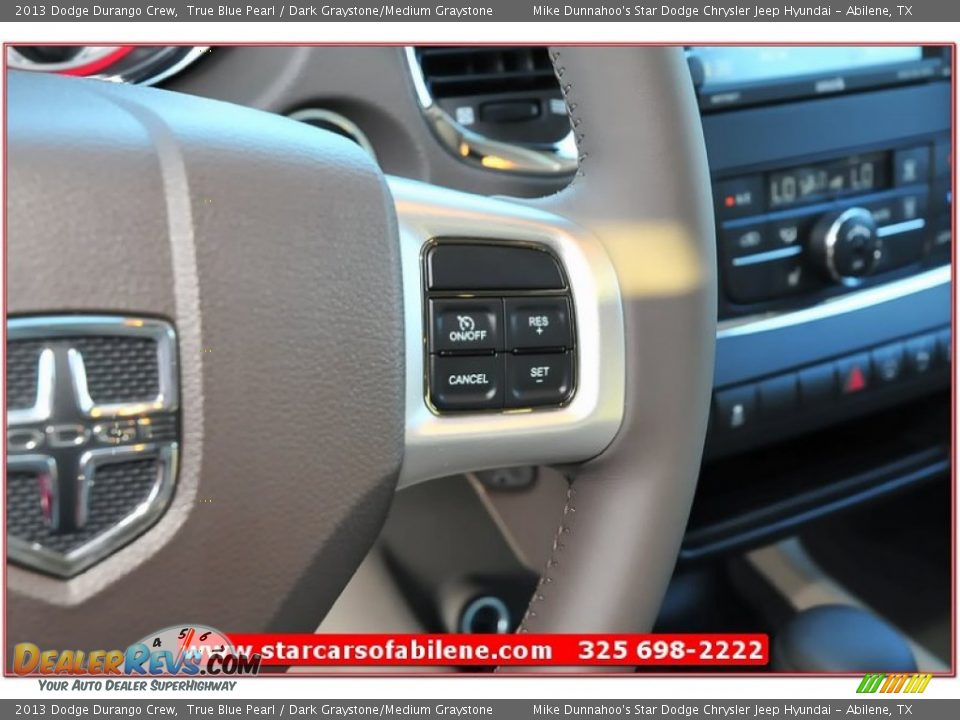 2013 Dodge Durango Crew True Blue Pearl / Dark Graystone/Medium Graystone Photo #15